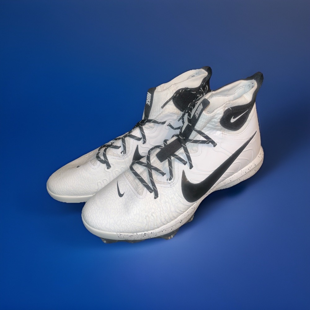 Nike Mens 13.5 Alpha Huarache NXT MCS Baseball Cleats DJ6519-107 White/Black